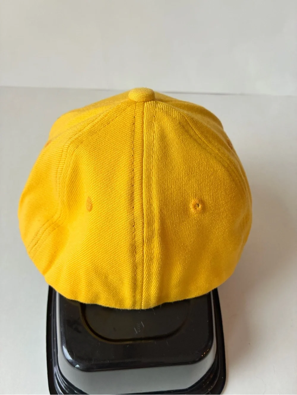 Set of 3 Wool Blend Fitted Ballcap Hats S/M 6 Panel Blank Red Yellow Orange
